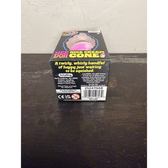 Nee Doh Nice Cream Cone Squishy Toy Pink - Brand New Same Day Ship - Picture 4 of 4